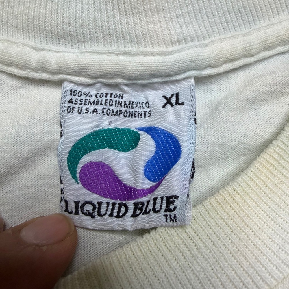 Liquid Blue T-Shirt Mens XL Multi Star Wars Episode I Phantom Menace Tie Dye AOP - Picture 9 of 14